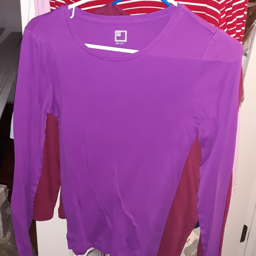 PM purple long sleeve shirt